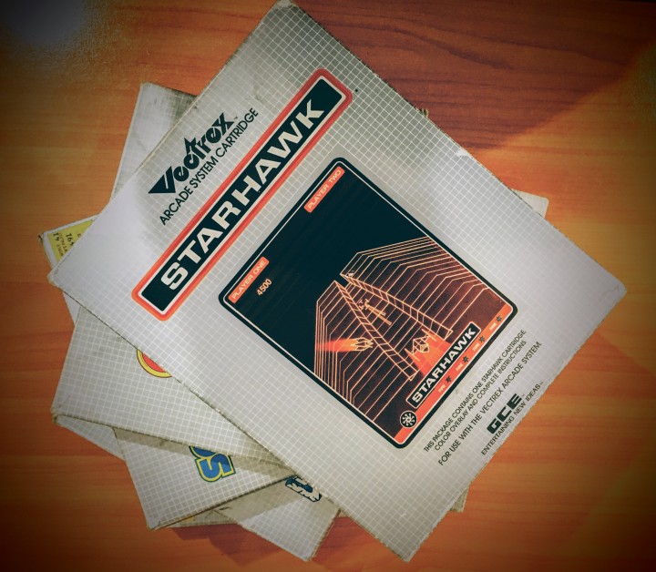 Kartridże do konsoli Vectrex - wersje box